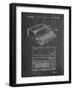 PP171- Chalkboard Apple III Computer Patent Poster-Cole Borders-Framed Giclee Print