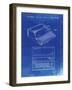PP171- Faded Blueprint Apple III Computer Patent Poster-Cole Borders-Framed Giclee Print
