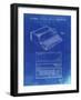 PP171- Faded Blueprint Apple III Computer Patent Poster-Cole Borders-Framed Giclee Print