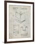 PP176- Antique Grid Parchment First Macintosh Computer Poster-Cole Borders-Framed Giclee Print