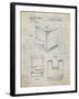 PP176- Antique Grid Parchment First Macintosh Computer Poster-Cole Borders-Framed Giclee Print