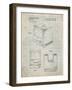 PP176- Antique Grid Parchment First Macintosh Computer Poster-Cole Borders-Framed Giclee Print