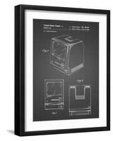 PP176- Black Grid First Macintosh Computer Poster-Cole Borders-Framed Giclee Print