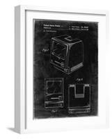 PP176- Black Grunge First Macintosh Computer Poster-Cole Borders-Framed Giclee Print