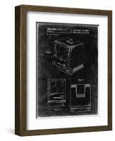 PP176- Black Grunge First Macintosh Computer Poster-Cole Borders-Framed Giclee Print