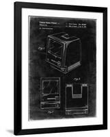 PP176- Black Grunge First Macintosh Computer Poster-Cole Borders-Framed Giclee Print