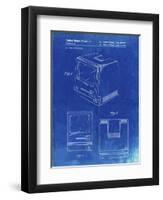 PP176- Faded Blueprint First Macintosh Computer Poster-Cole Borders-Framed Premium Giclee Print