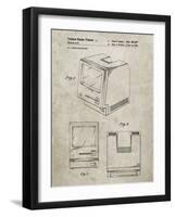 PP176- Sandstone First Macintosh Computer Poster-Cole Borders-Framed Giclee Print