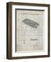 PP177- Antique Grid Parchment iPhone 3 Patent Poster-Cole Borders-Framed Giclee Print