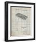 PP177- Antique Grid Parchment iPhone 3 Patent Poster-Cole Borders-Framed Giclee Print