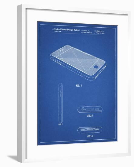 PP177- Blueprint iPhone 3 Patent Poster-Cole Borders-Framed Giclee Print