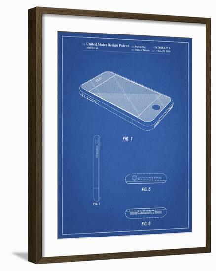 PP177- Blueprint iPhone 3 Patent Poster-Cole Borders-Framed Giclee Print