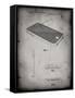 PP177- Faded Grey iPhone 3 Patent Poster-Cole Borders-Framed Stretched Canvas