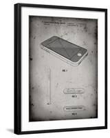 PP177- Faded Grey iPhone 3 Patent Poster-Cole Borders-Framed Giclee Print