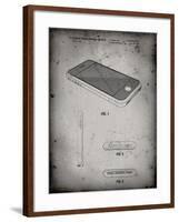 PP177- Faded Grey iPhone 3 Patent Poster-Cole Borders-Framed Giclee Print