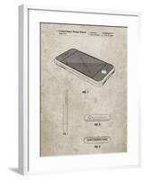 PP177- Sandstone iPhone 3 Patent Poster-Cole Borders-Framed Giclee Print