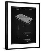 PP177- Vintage Black iPhone 3 Patent Poster-Cole Borders-Framed Giclee Print