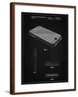 PP177- Vintage Black iPhone 3 Patent Poster-Cole Borders-Framed Giclee Print