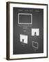 PP178- Black Grid iMac Computer Mid 2010 Patent Poster-Cole Borders-Framed Giclee Print