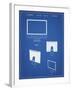 PP178- Blueprint iMac Computer Mid 2010 Patent Poster-Cole Borders-Framed Giclee Print