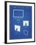 PP178- Blueprint iMac Computer Mid 2010 Patent Poster-Cole Borders-Framed Giclee Print