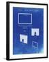 PP178- Faded Blueprint iMac Computer Mid 2010 Patent Poster-Cole Borders-Framed Giclee Print
