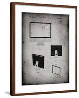 PP178- Faded Grey iMac Computer Mid 2010 Patent Poster-Cole Borders-Framed Giclee Print