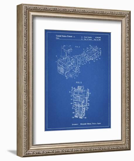 PP179- Blueprint Optimus Prime Transformer Poster-Cole Borders-Framed Giclee Print