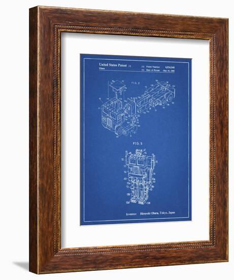 PP179- Blueprint Optimus Prime Transformer Poster-Cole Borders-Framed Giclee Print