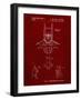 PP18 Burgundy-Borders Cole-Framed Giclee Print