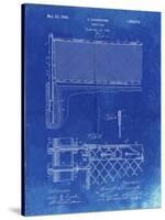 PP181- Faded Blueprint Tennis Net Patent Poster-Cole Borders-Stretched Canvas