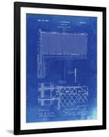 PP181- Faded Blueprint Tennis Net Patent Poster-Cole Borders-Framed Giclee Print