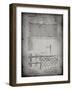PP181- Faded Grey Tennis Net Patent Poster-Cole Borders-Framed Giclee Print