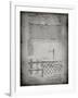 PP181- Faded Grey Tennis Net Patent Poster-Cole Borders-Framed Giclee Print