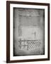 PP181- Faded Grey Tennis Net Patent Poster-Cole Borders-Framed Giclee Print