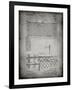 PP181- Faded Grey Tennis Net Patent Poster-Cole Borders-Framed Giclee Print