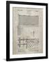 PP181- Sandstone Tennis Net Patent Poster-Cole Borders-Framed Giclee Print