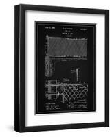 PP181- Vintage Black Tennis Net Patent Poster-Cole Borders-Framed Premium Giclee Print