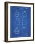 PP182- Blueprint Tennis Ball 1932 Patent Poster-Cole Borders-Framed Giclee Print