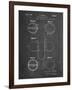 PP182- Chalkboard Tennis Ball 1932 Patent Poster-Cole Borders-Framed Giclee Print