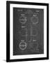 PP182- Chalkboard Tennis Ball 1932 Patent Poster-Cole Borders-Framed Giclee Print