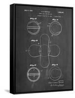 PP182- Chalkboard Tennis Ball 1932 Patent Poster-Cole Borders-Framed Stretched Canvas