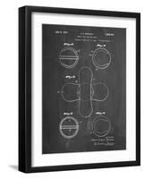 PP182- Chalkboard Tennis Ball 1932 Patent Poster-Cole Borders-Framed Giclee Print