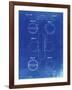 PP182- Faded Blueprint Tennis Ball 1932 Patent Poster-Cole Borders-Framed Giclee Print