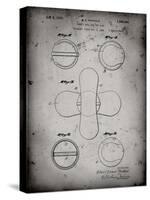 PP182- Faded Grey Tennis Ball 1932 Patent Poster-Cole Borders-Stretched Canvas