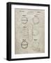PP182- Sandstone Tennis Ball 1932 Patent Poster-Cole Borders-Framed Giclee Print