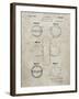 PP182- Sandstone Tennis Ball 1932 Patent Poster-Cole Borders-Framed Giclee Print