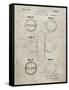PP182- Sandstone Tennis Ball 1932 Patent Poster-Cole Borders-Framed Stretched Canvas