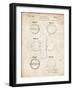 PP182- Vintage Parchment Tennis Ball 1932 Patent Poster-Cole Borders-Framed Giclee Print