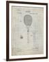 PP183- Antique Grid Parchment Tennis Racket 1892 Patent Poster-Cole Borders-Framed Giclee Print